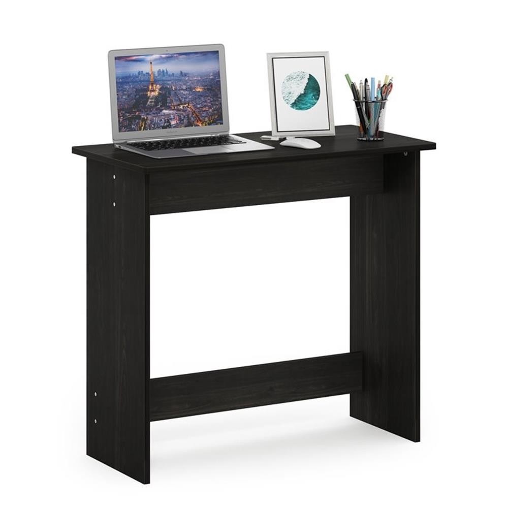 Maklaine Contemporary Engineered Wood Simplistic Study Table in Espresso