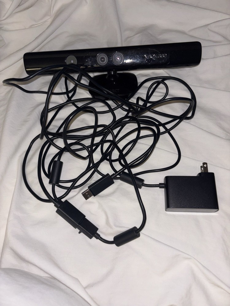 Xbox 360 Kinect Motion Sensor Includes Power Cord Tested Working Powers On