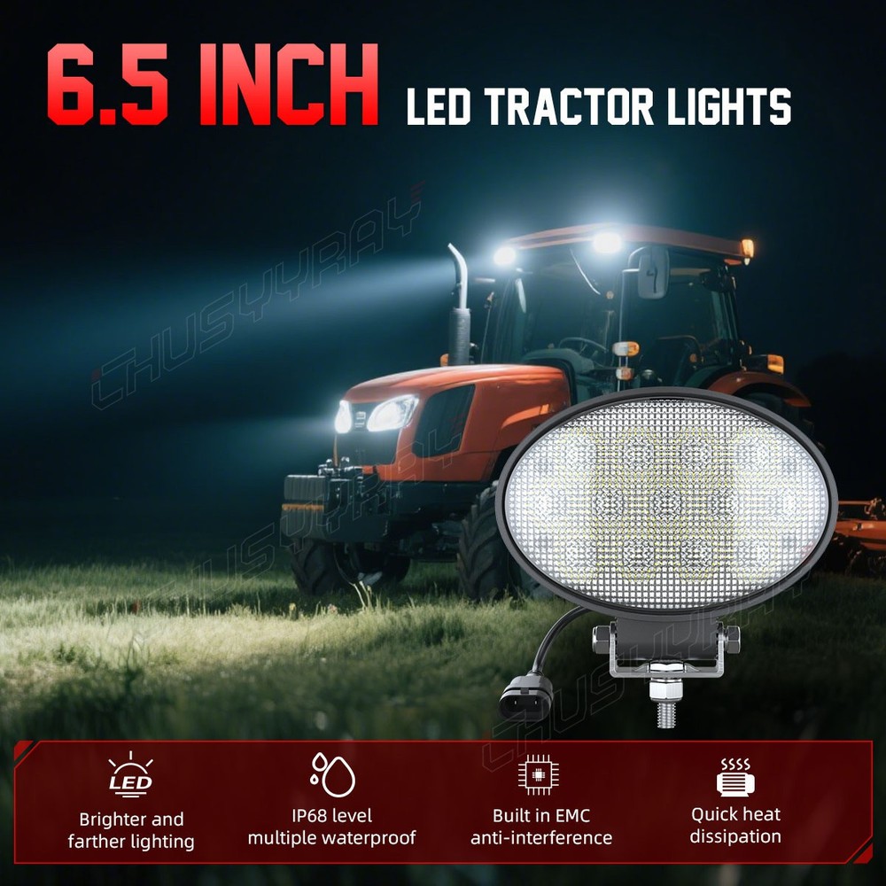 LED Work Light Flood Headlight AL150478 For Cotton Pickers & Sprayers 4710