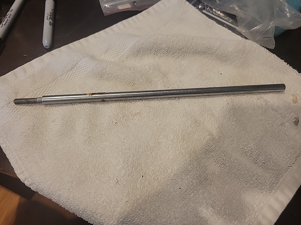 Cymble Stack Rod Chrome Used 12"