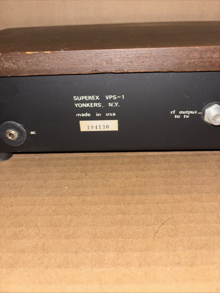 VINTAGE SUPEREX VPS-1 ENHANCER STABILIZER RF CONVERTER COMPONENT RARE Nice!