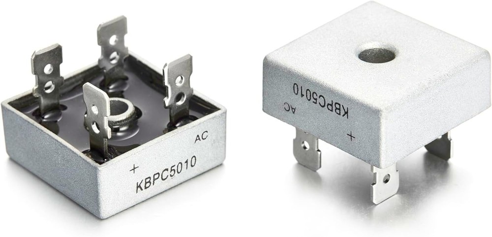 4x KBPC5010 50A 1000V Bridge Rectifier Single Phase Metal Case Diode