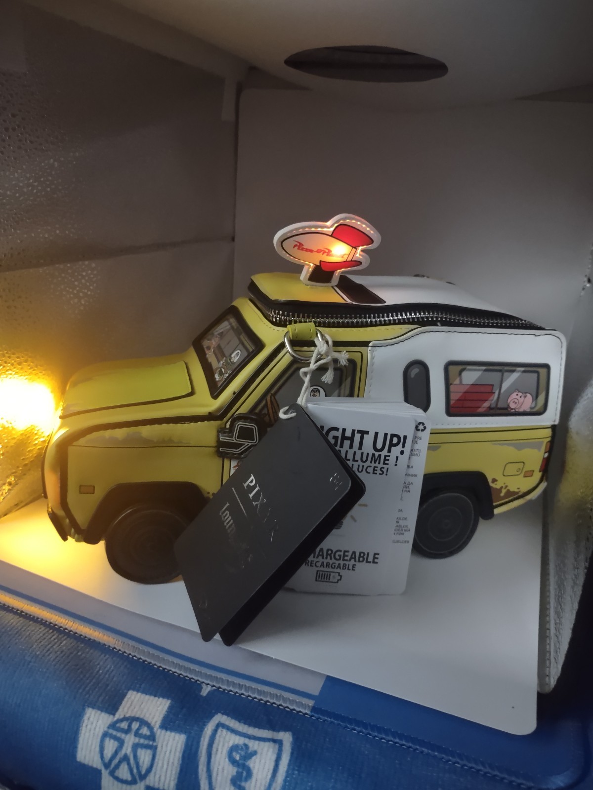 Loungefly Toy Story Pizza Planet Truck Crossbody Light Up 30th Anniversary NEW