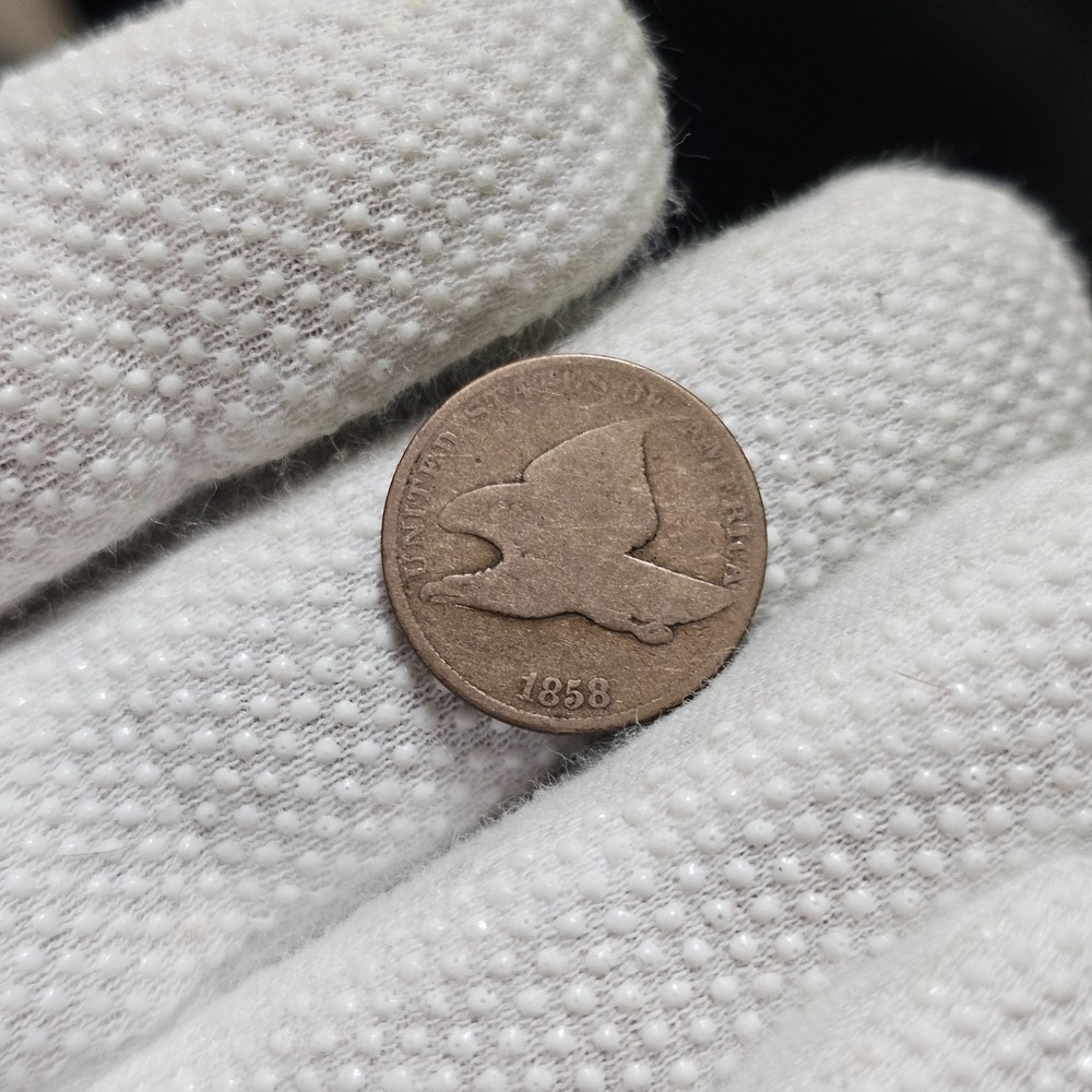 1858 Flying Eagle Cent Large Letters