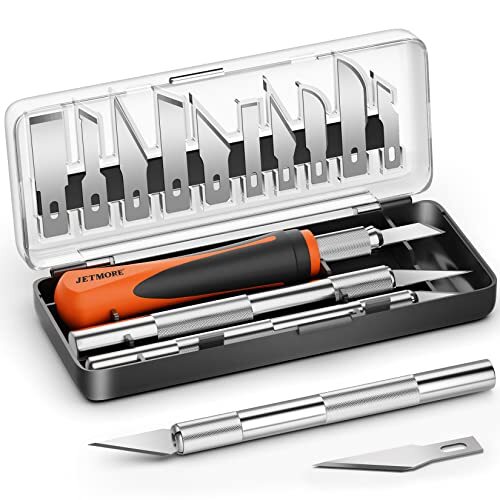 16 PCS Precision Craft Tool Set Includes 3 Grip Handles & 13 Interchangeable Tip