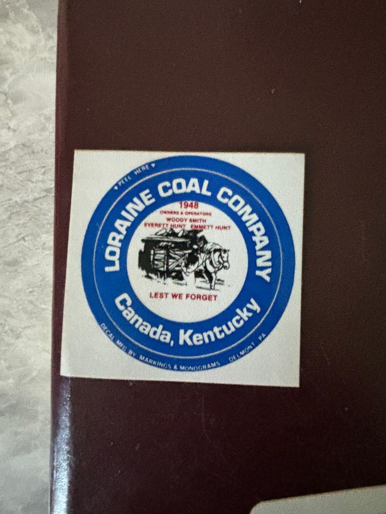 NICE  COAL COMPANY COAL MINING STICKER