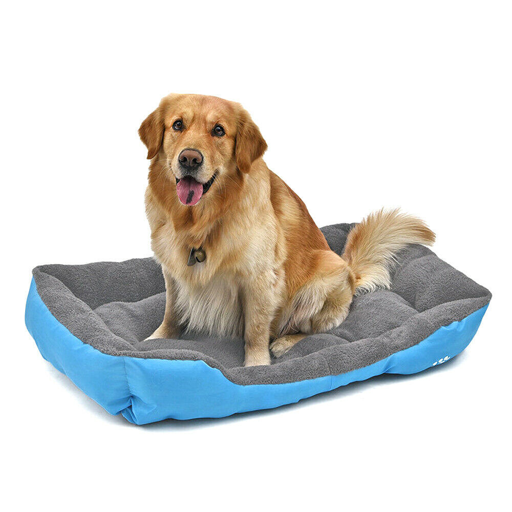 Pet Dog Cat Bed Calming Sleeping Kennel Puppy Super Soft Mat Pad Warm Nest