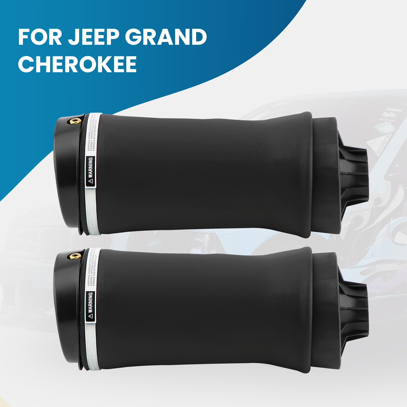 Rear Left & Right Air Suspension Spring Bags For Jeep Grand Cherokee 2011-2015