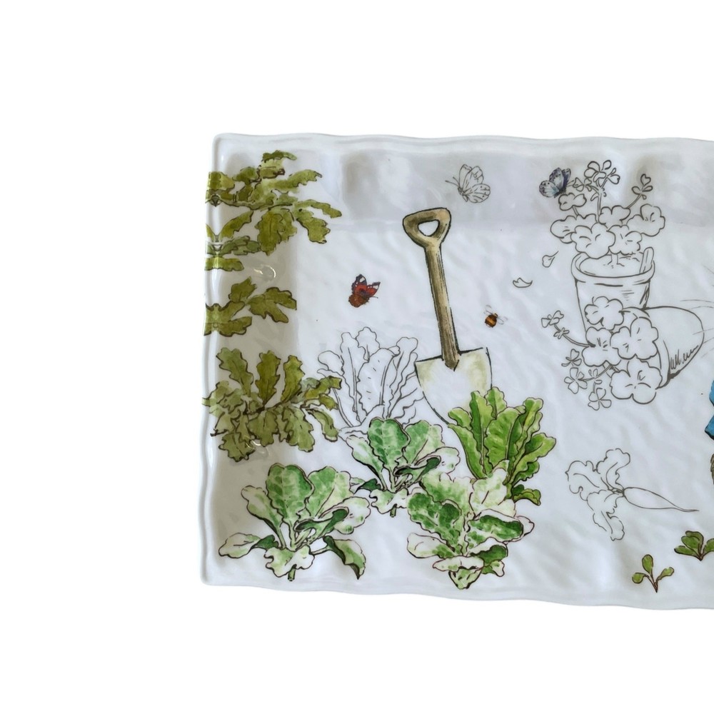 NEW Beatrix Potter Peter Rabbit Large Melamine 19in Serving Tray Platter EASTER