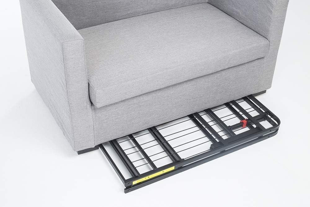 Bed Frame with Storage,Foldable Metal Platform,Sturdy Steel,No Box Spring Needed