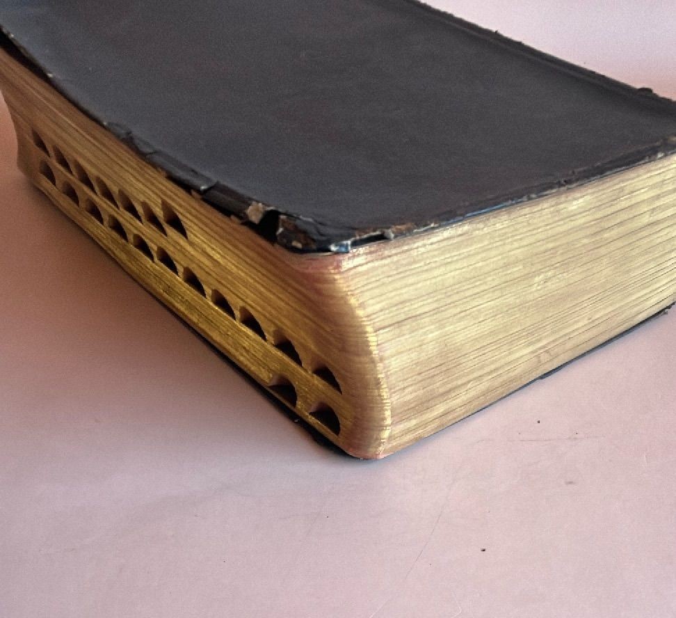1902 Reference Passage Bible New Testament Alpha Publishing Black Leather