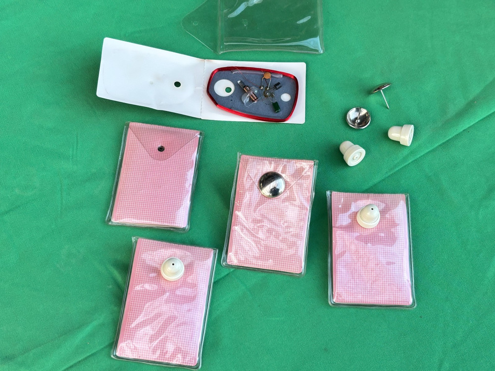 100 RFID TAGS with Security Pins