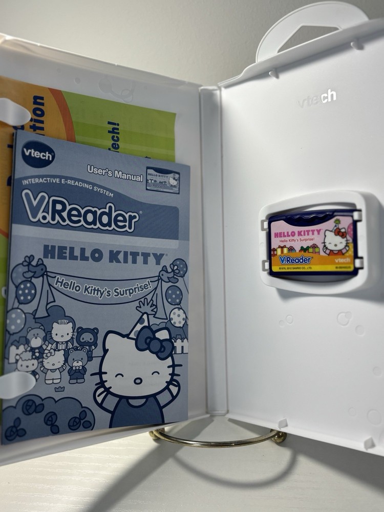 VTech V.Reader Hello Kitty's Surprise Interactive Reading Games 3-5 Years
