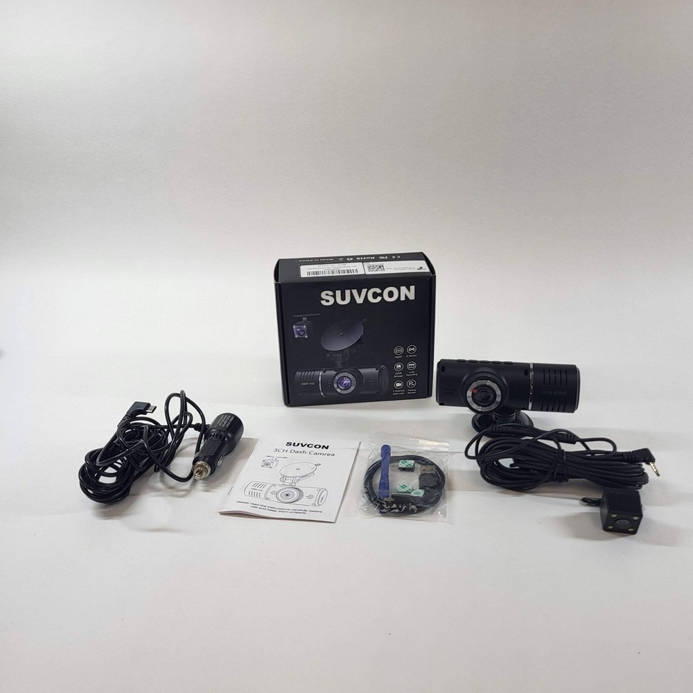 SUVCON Three Channel Dash Cam