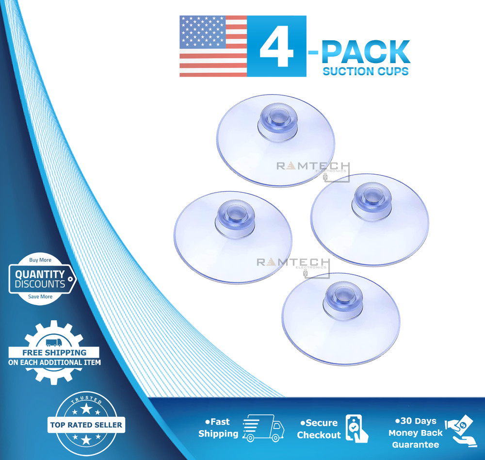 4-Pack Car Windshield Suction Cups For Radenso Pro M/Pro XP/SP RD Mount Bracket