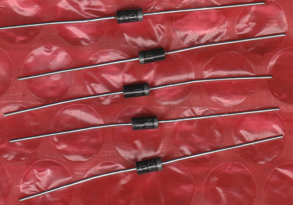 10pcs 1N4007 Rectifier Diode 1A 400V DO-41 Axial 1amp 400 Volt Electronic Diode