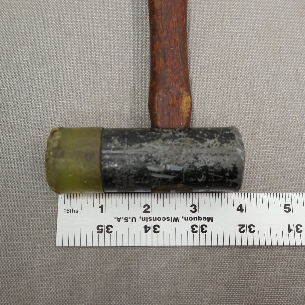 Mac Tools 16OZ Rubber Head Hammer Wooden Handle PH16 User Modified