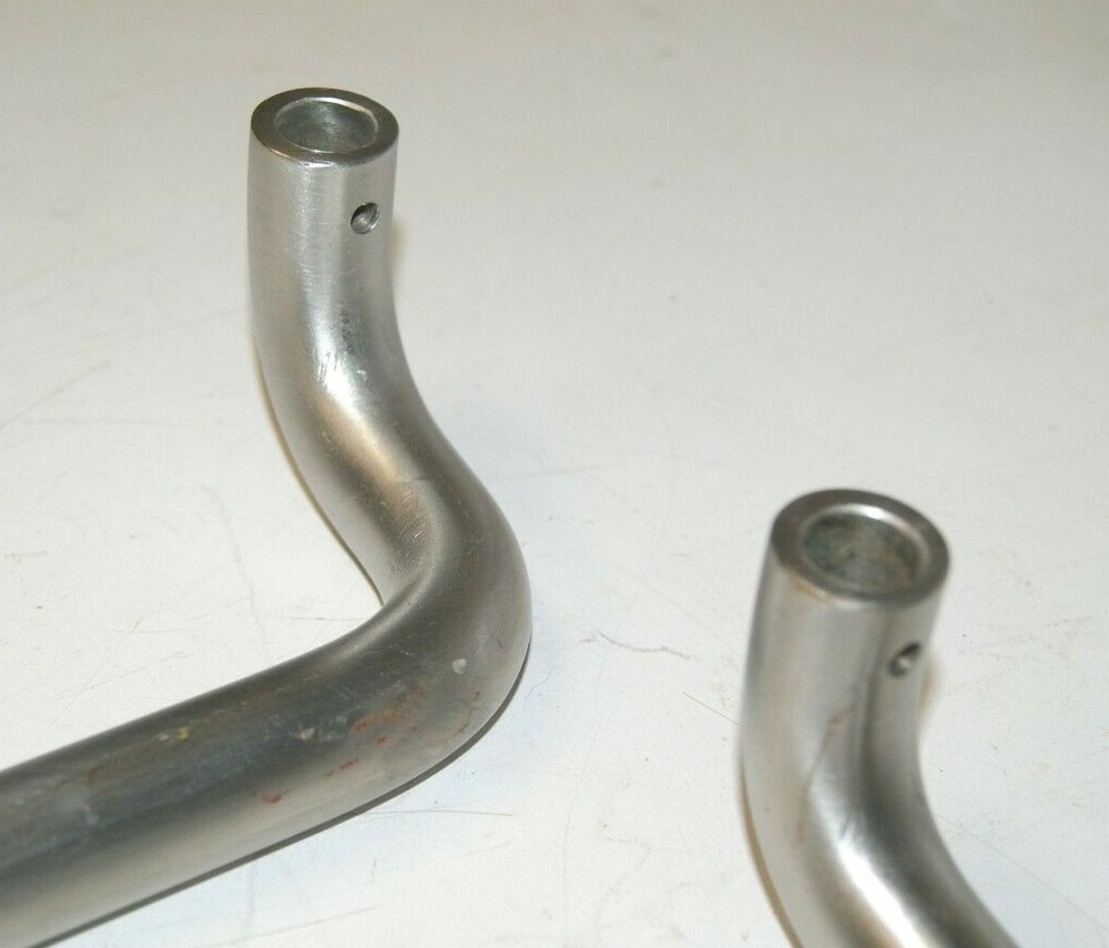 Stainless Offset 13 Inch Door Pull Handle Lot of 2 *No Hardware*
