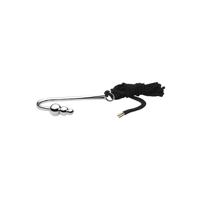Master Series Roped Beaded Anal Hook w/Rope