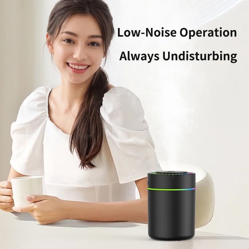 180ml USB Air Humidifier Aroma Diffuser Mist Maker RGB Light Portable