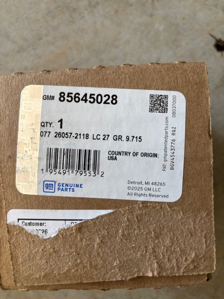 Genuine GM front camera 85645028