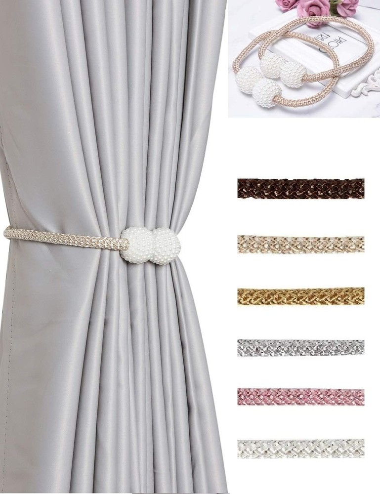 Magnetic Curtain Tieback - 4 Pack