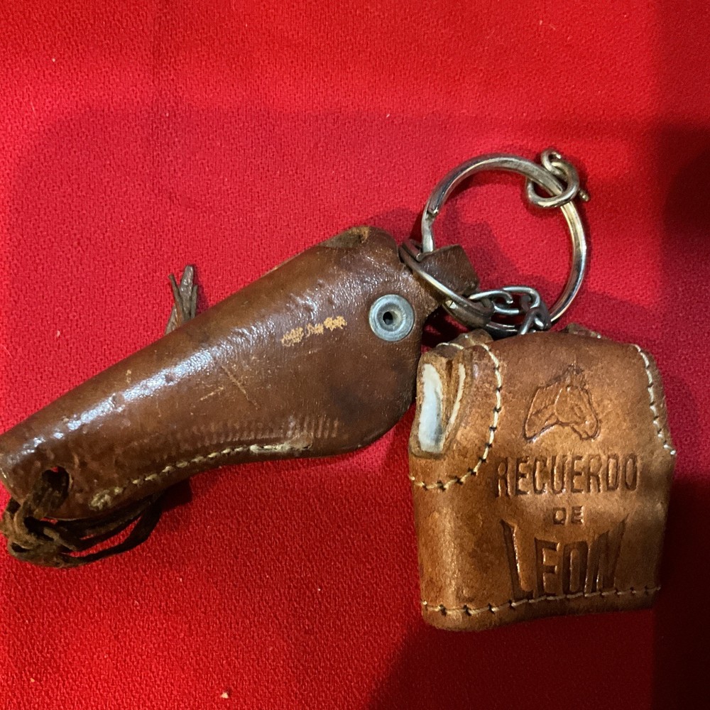 Leather Key Chains. Holster & Wool Lined Vest By Hecuerdo De Leon