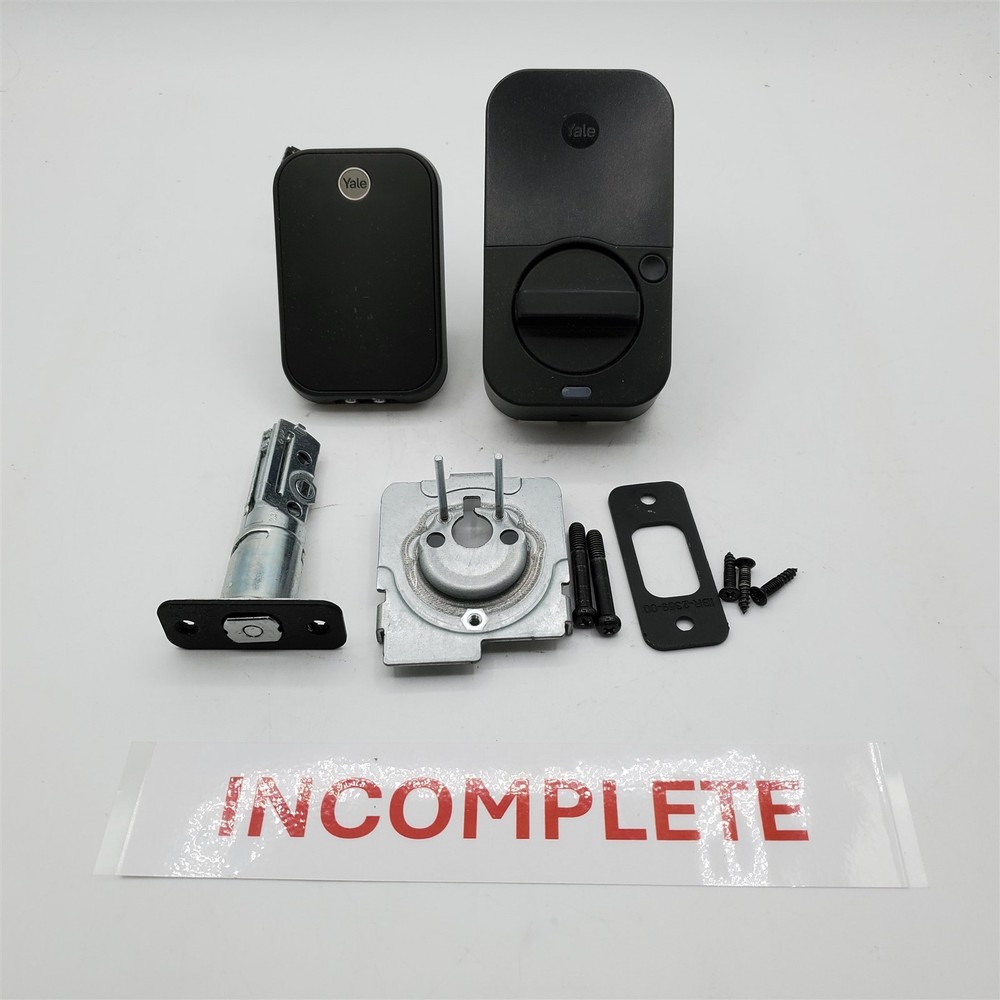 Yale Assure Lock 2 Touch Deadbolt, Black Suede Smart Keyless Entry Lock *READ*
