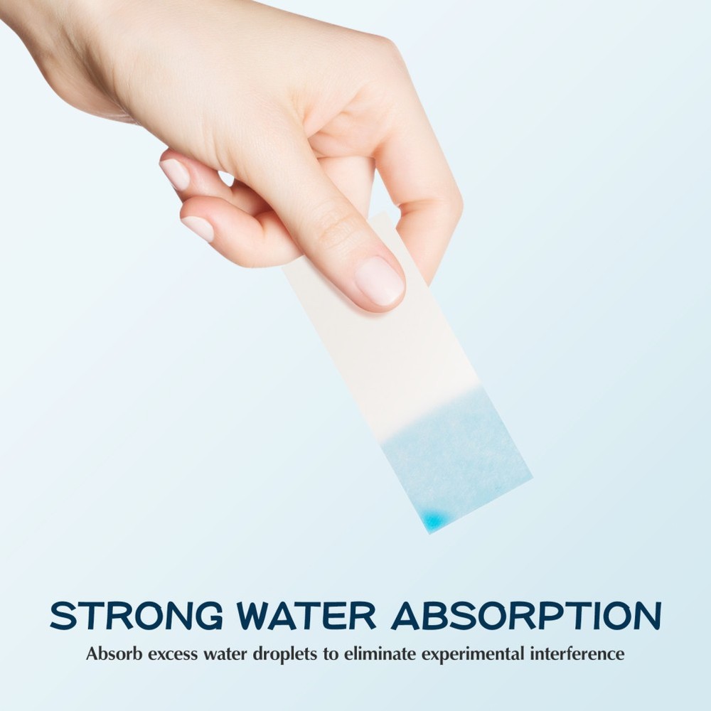 500 Pcs Experiment Paper Strip Laboratory Filters Chromatography