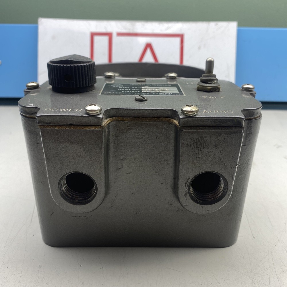 ATKINSON DYNAMICS INDUSTRIAL INTERCOM AD-27