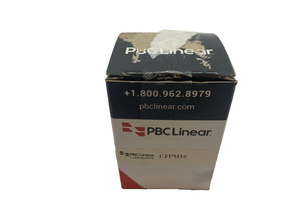 PBC Linear CFPM16 Squared Flange Plain Linear Bearing 16 mm