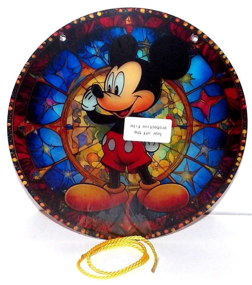 Sun Catcher MICKEY MOUSE 8" Acrylic Window Art Wall Decor #31