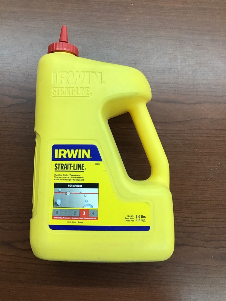 Irwin 65102 Strait-Line Chalk Refill 5 Lb. Red