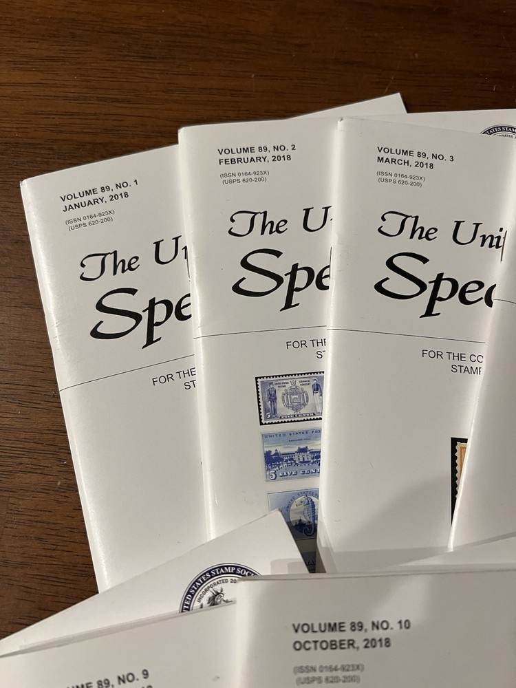 THE UNITED STATES SPECIALIST - VOL. 89. Missing Volume 8. 2018