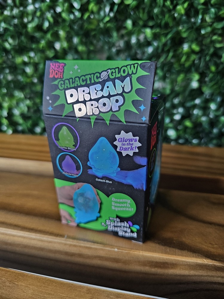 BLUE Needoh Nee Doh Galactic Glow Dream Drop EXTREMELY RARE AUTHENTIC
