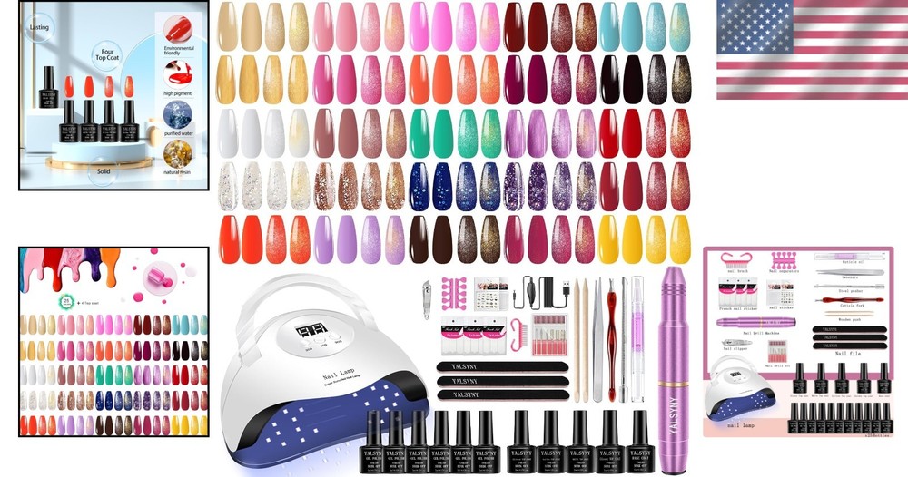 Professional Gel Nail Kit with Drill