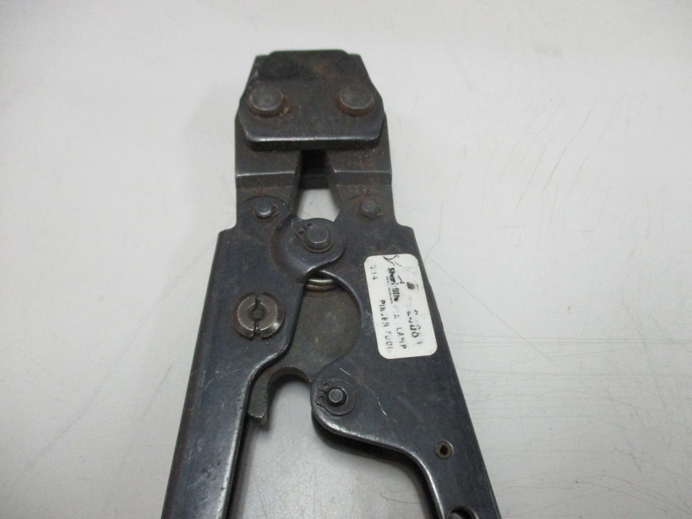 Shark Bit Pincer Crimp Tool Orange Handle