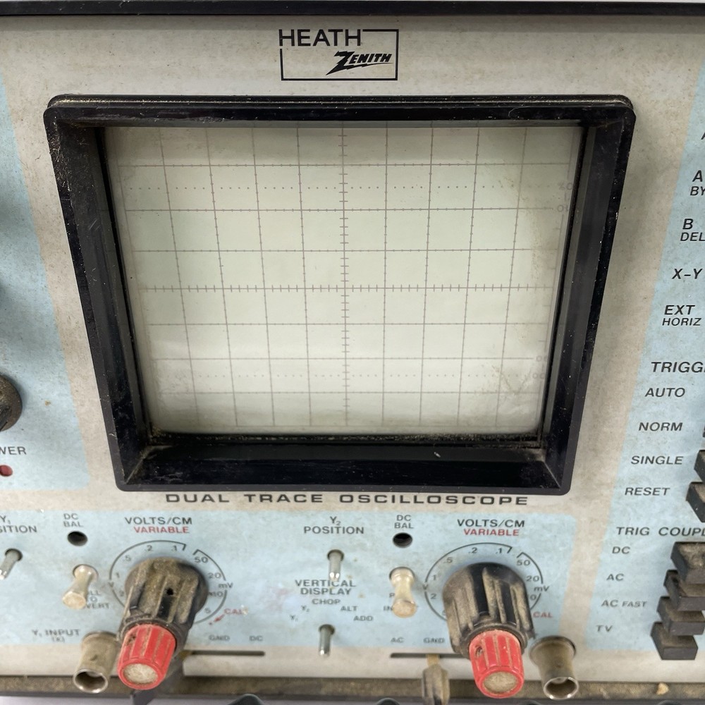 Heath Zenith SO-4235 Dual Trace Oscilloscope Untested