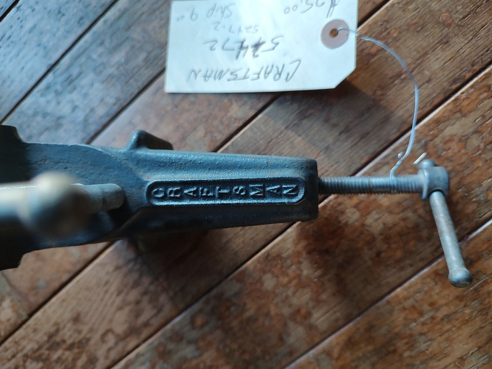 CRAFTSMAN VISE clamp on 52472