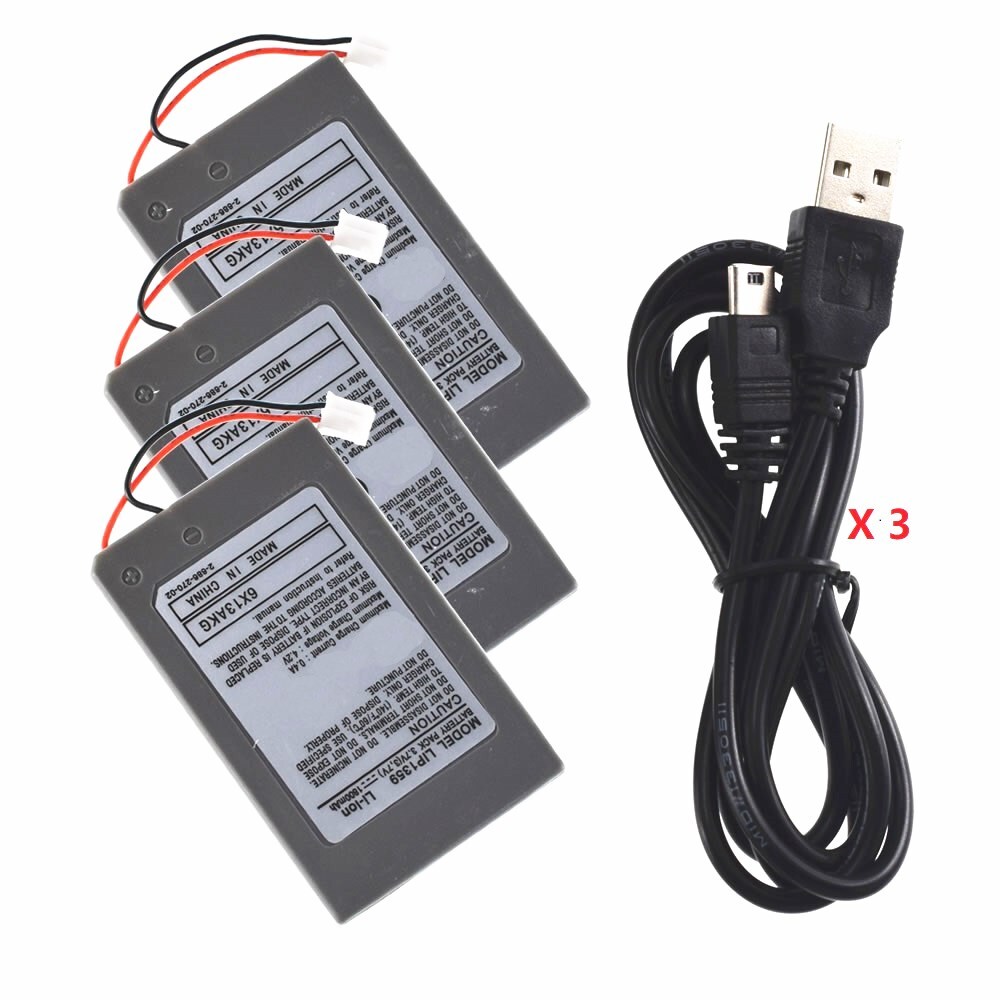 For PS3 PlayStation 3 Dualshock 3 Controller Battery + Cable CECHZC1E /CECHZC2E