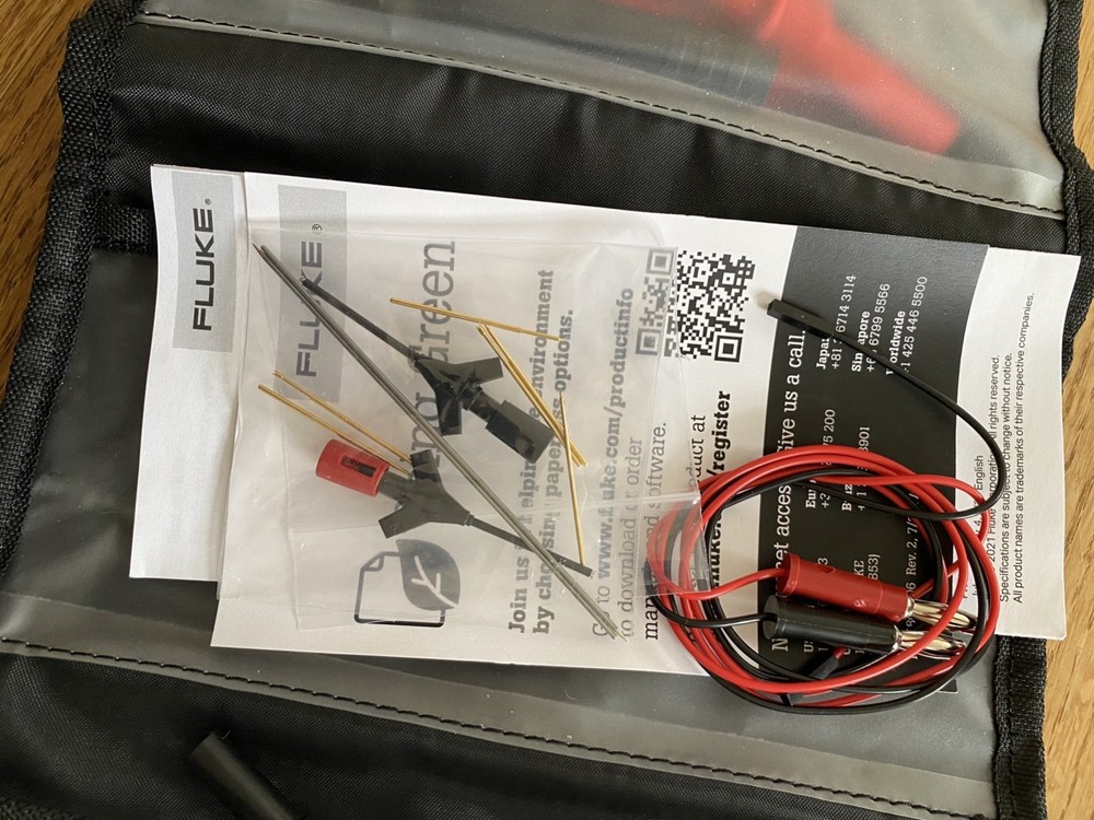 NEW Fluke TLK287 Electronics Master Test Lead Set