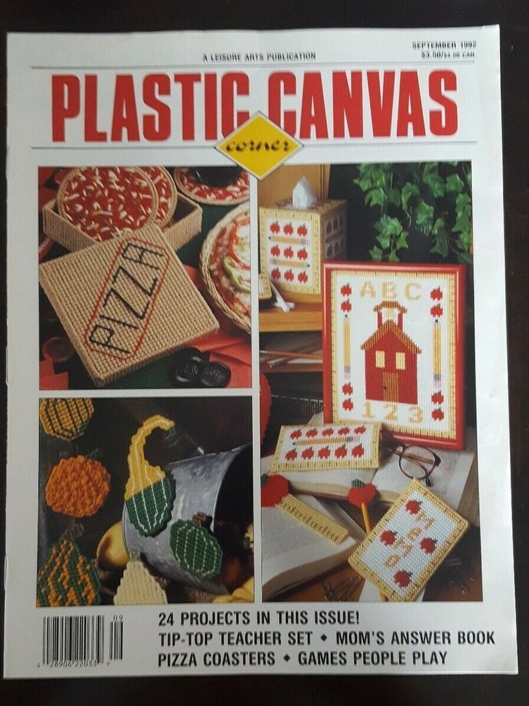 Leisure Arts Plastic Canvas Corner December 1990 & September 1992