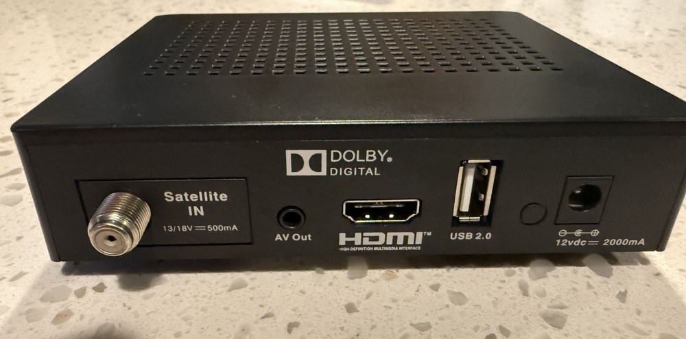 GEOSAT Pro MicroHD DVB-S2 MPEG4 Satellite TV Receiver ONLY (012825)