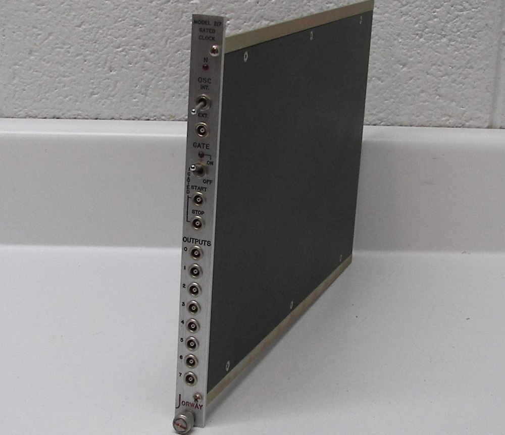 JORWAY 217 GATED CLOCK CAMAC MODULAR