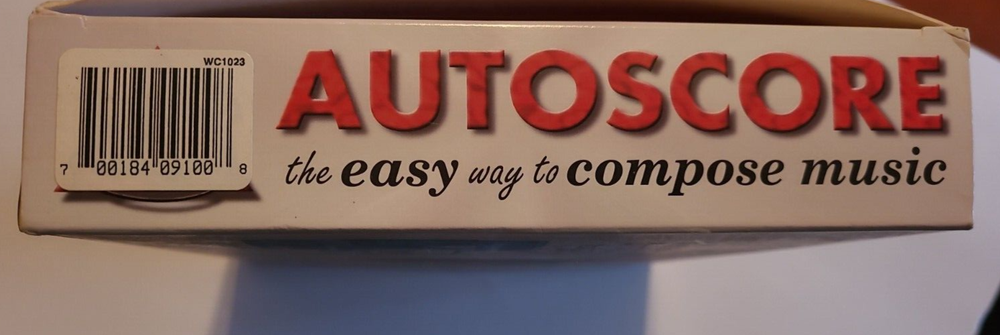 Music Composer with Microphone-Autoscore Software Pro Version Windows 95 Vintage