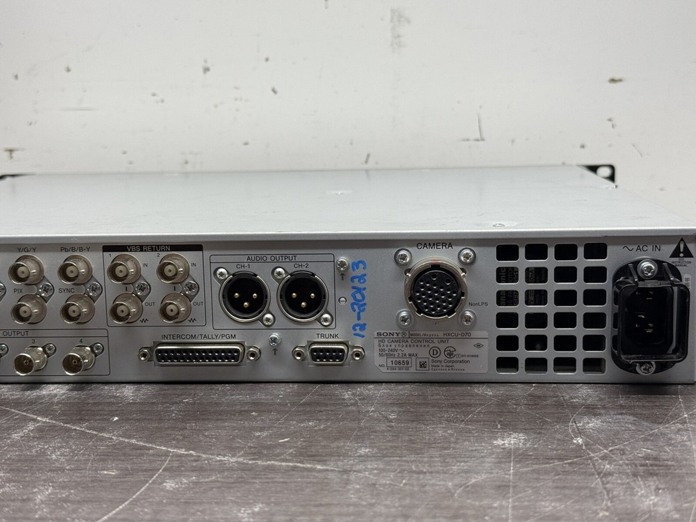 Sony HXCU-D70 Camera Control Unit - X70