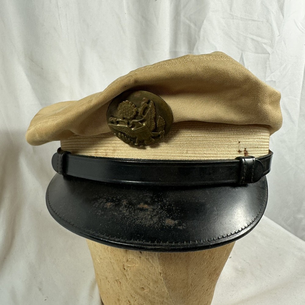 WWII US Army Tropical Summer Visor Hat