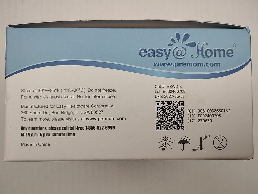 Easy@Home Ovulation Test Strips (50-Pack), FSA Eligible Ovulation Predictor Kit