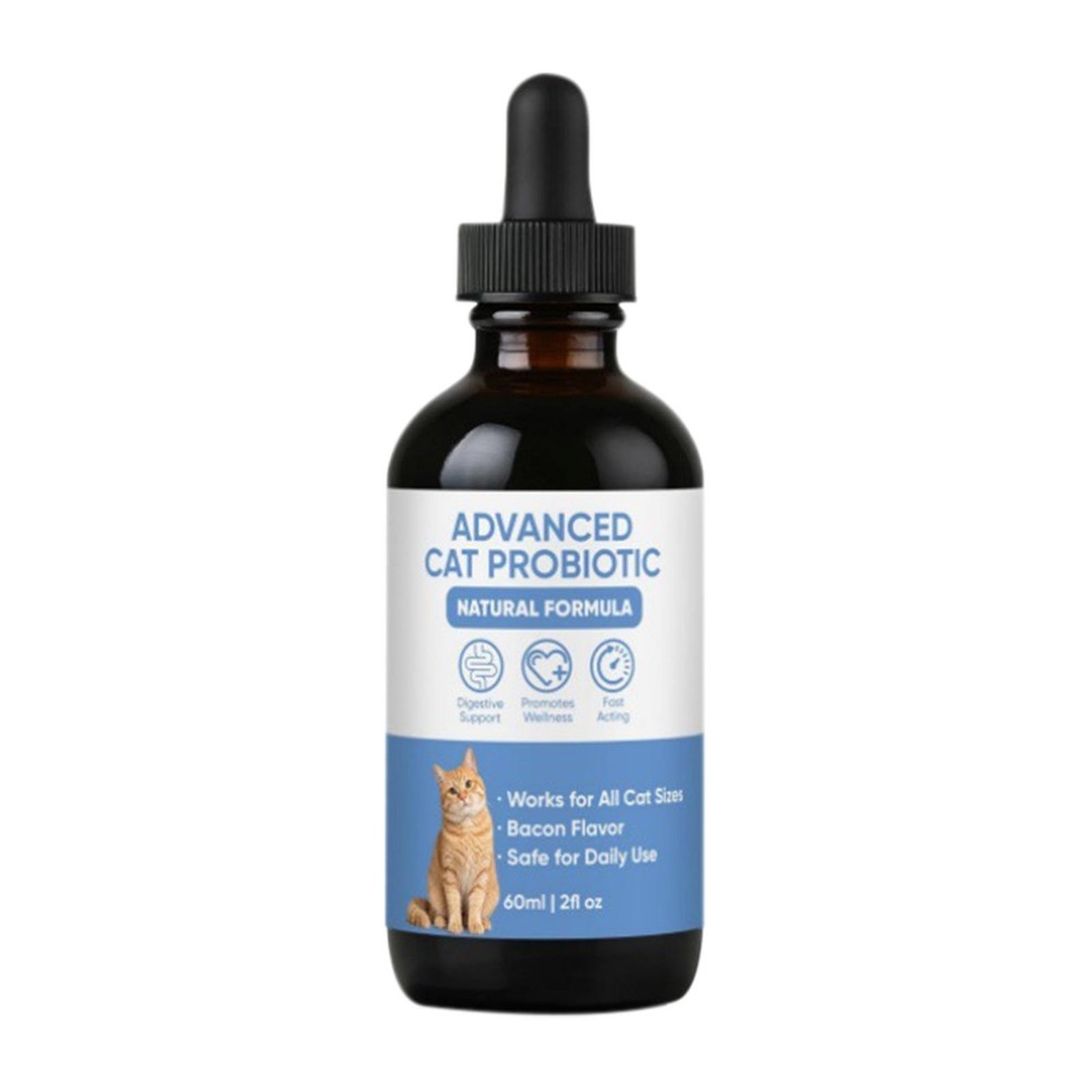 Advanced Cat Probiotic Drops – Digestive Support for Cats 60ml