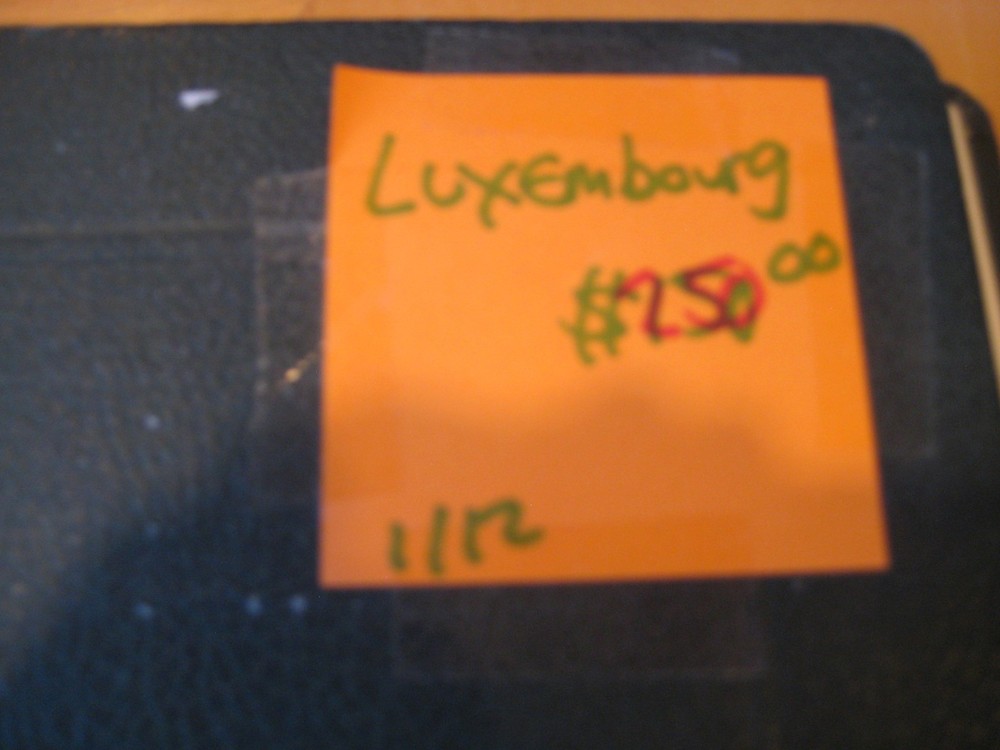 Luxembourg Collection - WDWPhilatelic -  (A7M) 3/26